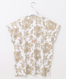 PW CIRCULUS 【WOMEN】【ストレッチ/UVケア】アニマルプリント モックネック シャツ