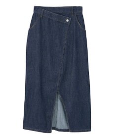 CRAFT STANDARD BOUTIQUE ラップ風デニムスカート