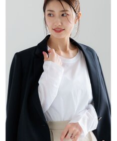 Te chichi 【雑誌掲載アイテム】シルケット天竺クルーネックロンT《2026 spring catalog item》