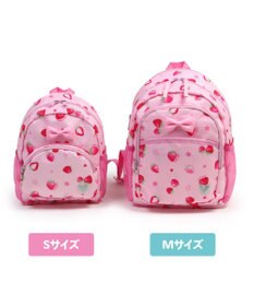 Mother garden マザーガーデン 野いちご 子供用 リュックサック 【Sサイズ】　《レトロストロベリー柄》