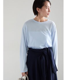 Te chichi 【雑誌掲載アイテム】シルケット天竺クルーネックロンT《2026 spring catalog item》