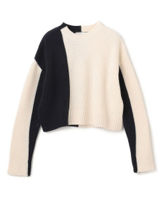 BEIGE， LAURIERS / ウールカシミヤバイカラーニット