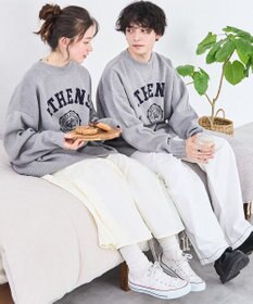 WEGO オーバーフィットジャガードプルオーバー