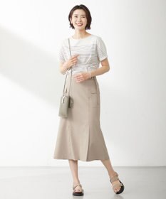 J.PRESS LADIES S 【洗える・イージーケア】ソフトタイプライター マーメイド スカート