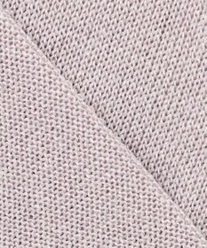 ICB L 【WEB限定カラーあり・洗える】ペーパーブレンドシャインニット 五分袖プルオーバー