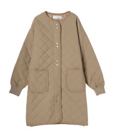 Green Parks キルティングミドル丈コート