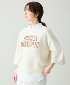 ANY L ピグメントロゴスウェット