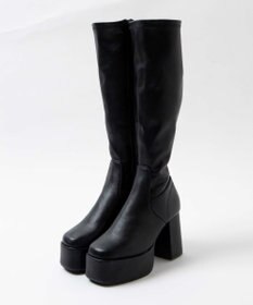 WEGO ストーム付きヒールロングブーツ