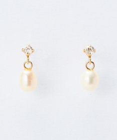 Phoebe 【K10】エリプスパールビジューピアス