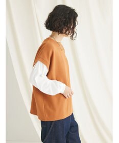 CRAFT STANDARD BOUTIQUE 起毛ワッフルレイヤード風プルオーバー
