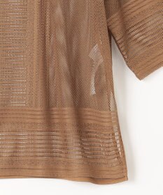 自由区 【洗える・XSサイズあり】レースEDGE Tシャツ＆インナータンクトップセット トップス