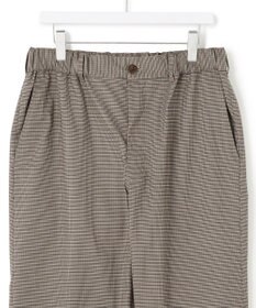 J.PRESS YORK STREET 【UNISEX】クラシックチェック ワイドバギーパンツ