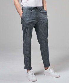 JOSEPH HOMME 新色追加【セットアップ対応】トリコサッカーストレッチ  ドロスト付テーパードパンツ / PEGG CONVERTIBLE