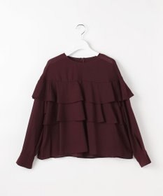 自由区 L 【カタログ掲載】TWハイツイストビエラフリル ブラウス