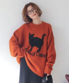 WEGO 【ユニセックス着用ITEM/MLサイズ展開/25年秋冬新作】ファジーグラフィックプルオーバー