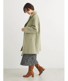 Green Parks ビーバー調テーラードカラーコート