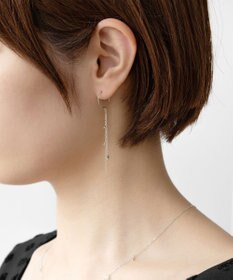 TOCCA 【WEB限定】SEEDS PIERCED EARRINGS K10ホワイトゴールドピアス