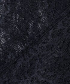 ICB 【洗える】ナイロンラッセルレース シャツワンピース