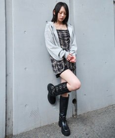 WEGO ドロストデザインキャミワンピース