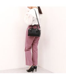 UNBILLION 【テレビ ドラマ着用アイテム】カシュカシュ cachecache / ベルトディテール横長ボストンバッグ