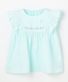 組曲 KIDS 【110-140㎝】 フラワーエンブロイダリーブラウス