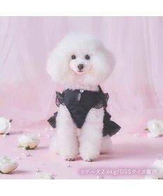 PET PARADISE cherircouture 接触冷感リボンワンピース 《ブラック》 小型犬