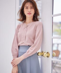 ANY SIS 【洗える】ボウタイ ニット