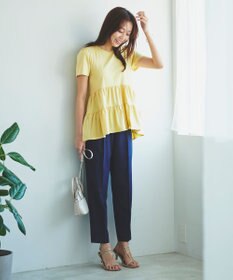 Feroux 美シルエットカラーテーパード パンツ