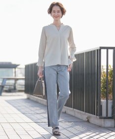 自由区 【XSサイズ～/洗える】トリコットジャージー プルオーバー