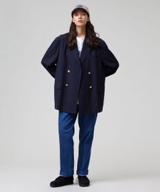 J.PRESS MEN 【J.PRESS ORIGINALS】【UNISEX】Wool Polyester Stretch Toropical 4B Blazer / Baggy-Fit