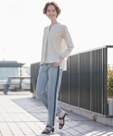 自由区 【XSサイズ～/洗える】トリコットジャージー プルオーバー