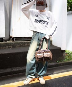 WEGO ゲームグラフィック2ラインショートスウェット