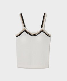 GRACE CONTINENTAL ツイーディーニットキャミ