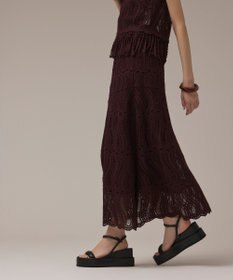 GRACE CONTINENTAL クロシェレーススカート