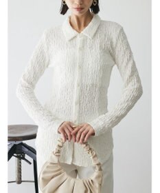 Green Parks AnriettMusee ふくれジャガードシャツ