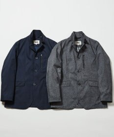 JOSEPH ABBOUD 【軽量・撥水加工】メランジストレッチジャケットブルゾン