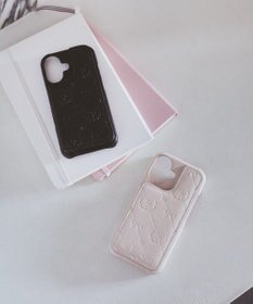 Maison de FLEUR カードポケットミラー付きアイフォン16ケース