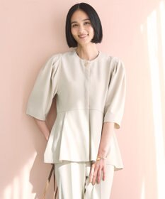 UNFILO 【VERY×UNFILOコラボ】BEAUTY MOVE ペプラムブラウス