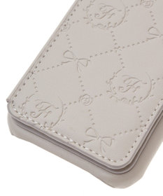 Maison de FLEUR カードポケットミラー付きアイフォン16ケース