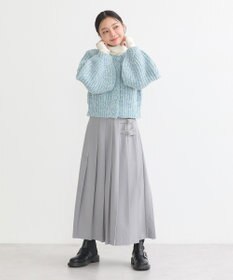 earth music&ecology ローゲージニットショートカーディガン