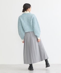 earth music&ecology ローゲージニットショートカーディガン