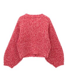 earth music&ecology ローゲージニットショートカーディガン