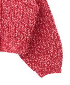 earth music&ecology ローゲージニットショートカーディガン