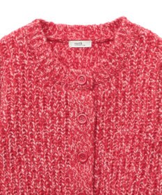 earth music&ecology ローゲージニットショートカーディガン