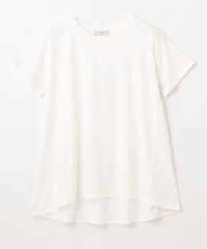 ANY L 【汗ジミ防止加工】シルケットスムースバックギャザーチュニック