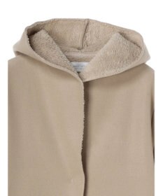 Green Parks フード付き裏ボアロングコーディガン