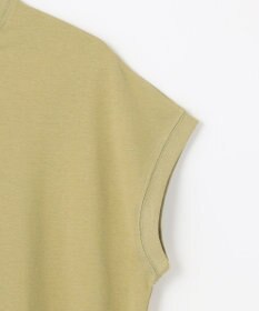 ANY L モックネックフレンチスリーブプルオーバー