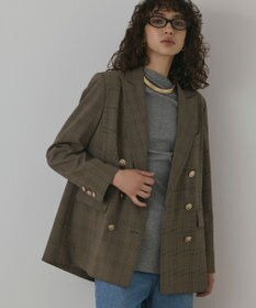 GRACE CONTINENTAL バックベンツダブルジャケット