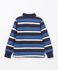 J.PRESS KIDS 【110-130cm】ハーフジップ ボーダー トレーナー