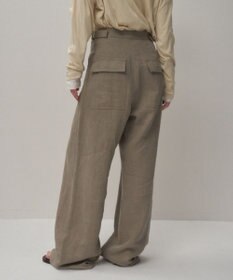 ATON LINEN TWILL | ベイカーパンツ